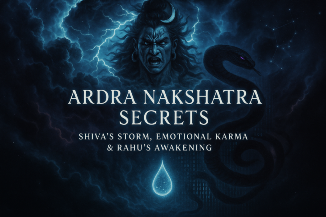 Ardra Nakshatra Secrets: Shivas Storm Emotional Karma & Rahus Awakening -DKSCORE
