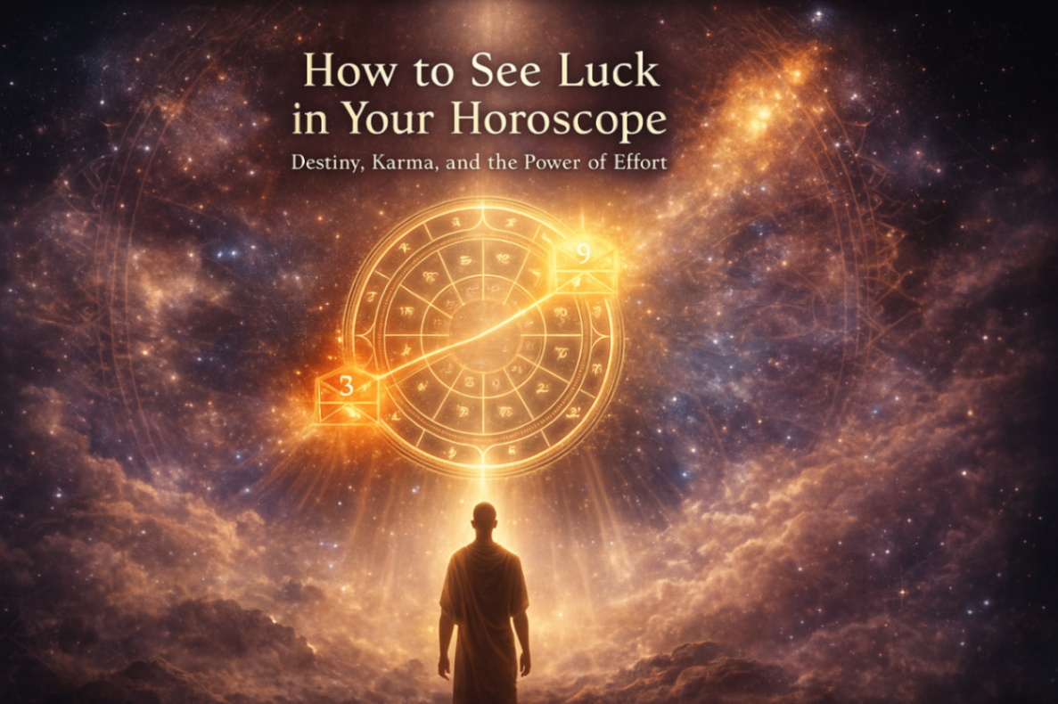 How to See Luck in Vedic Astrology: Birth Promise Karma and Effort That Create Fortune -DKSCORE