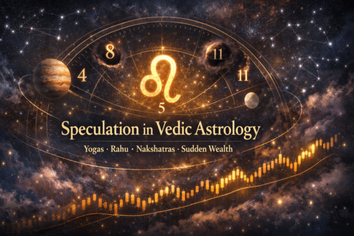 Speculation in Vedic Astrology: Classical Yogas Shlokas Nakshatras & Sudden Wealth Logic -DKSCORE